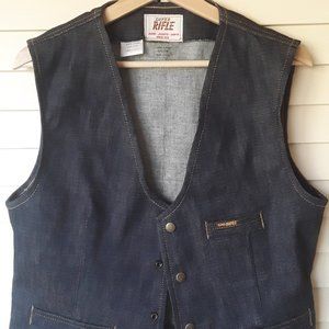 Super Rifle Raw Denim Vest